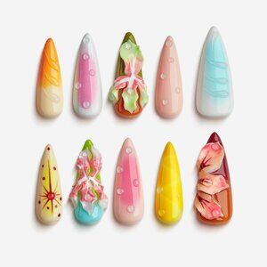 Press on nails by Dresup - Dreamy Garden - Size L
